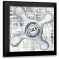 thumbnail image 1 of James, Andrea 15x15 Black Modern Framed Museum Art Print Titled - Hot-n-Cold II, 1 of 5