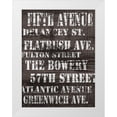 thumbnail image 1 of James, Andrea 15x18 White Modern Wood Framed Museum Art Print Titled - Streets of New York II, 1 of 4