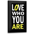 thumbnail image 1 of James, Andrea 9x14 Black Modern Framed Museum Art Print Titled - Love Who You Are, 1 of 5