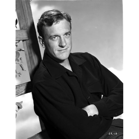 James Arness sitting in front of a window Photo Print (8 x 10)
