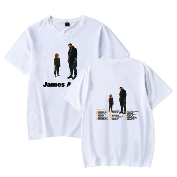 James Arthur Merch T-shirt Men's and Women's Round Neck Short Sleeve Top Summer