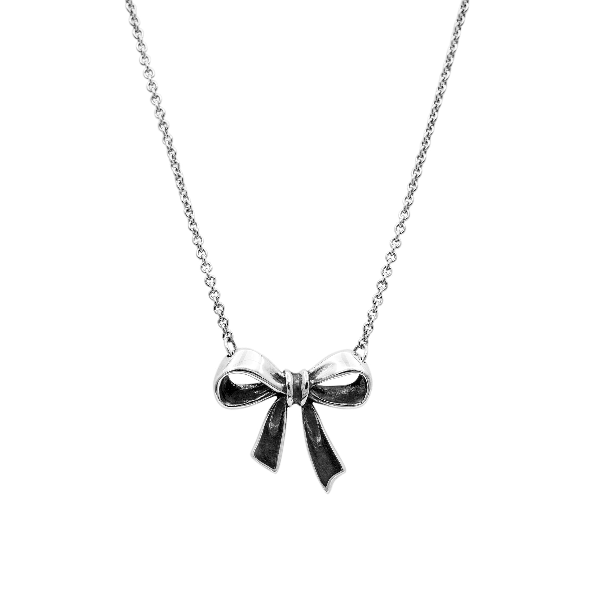 James avery sterling silver eternal ribbon cross pendant necklace - Jewelry