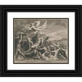 thumbnail image 1 of James Barry 14x12 Black Ornate Wood Framed Double Matted Museum Art Print Titled: The Thames or the Triumph of Navigation (Designs for the Great Room of the Society for the Encouragemen, 1 of 5