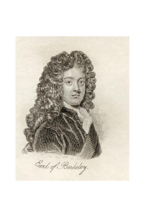 James Berkeley 3rd Earl of Berkeley 1679 - 1736 English Royal Navy Officer & First Lord of The Admiralty From The Book Crabbs Historical Dictionary Published 1825 Poster Print - 13 x 16