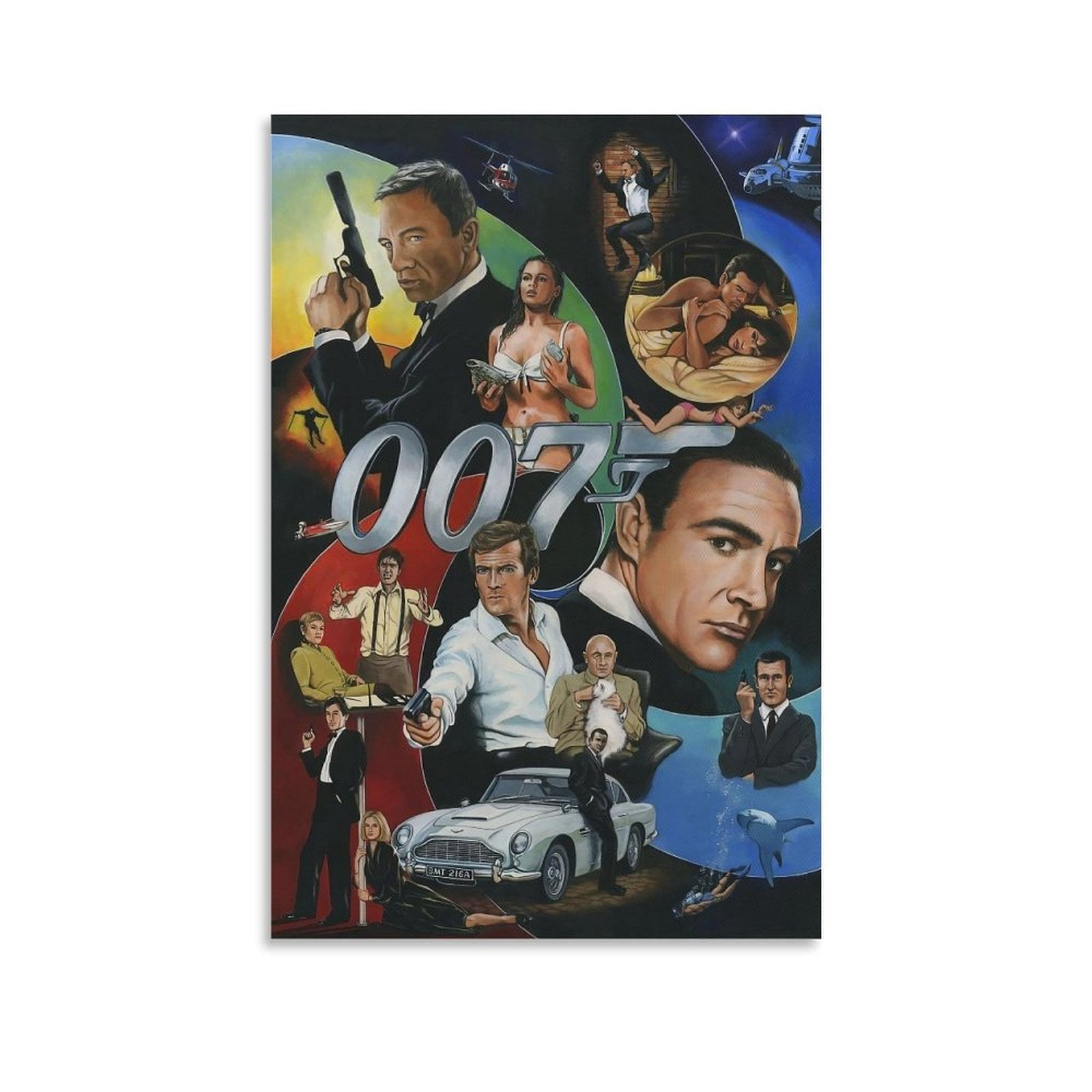 James Bond 007 Casino Royale Movie Print Poster (5) Posters Wall Art ...