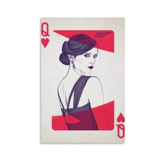 James Bond 007 Casino Royale Movie Print Poster (6) Canvas Art Poster and Wall Art Picture Print Modern Family bedroom Decor Posters 24x36inch(60x90cm)