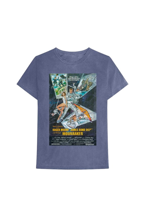 James Bond 007 Unisex T-Shirt Moonraker (X-Large)