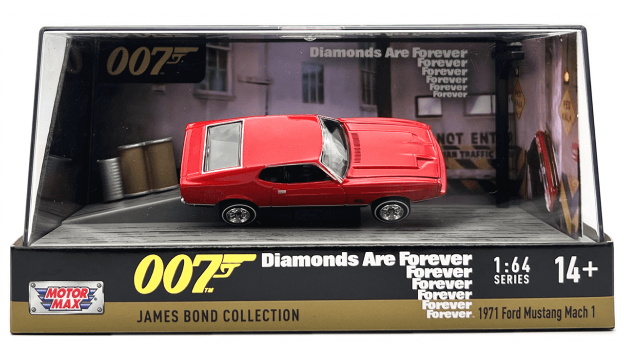 James Bond Ford Mustang Model Car By Round 2 | 007 Store