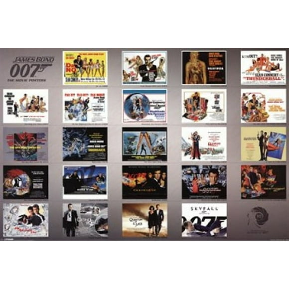 James Bond - 23 Movie Poster Poster (36 x 24)