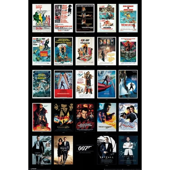 James Bond - 24 Movie Posters Poster (24 x 36)