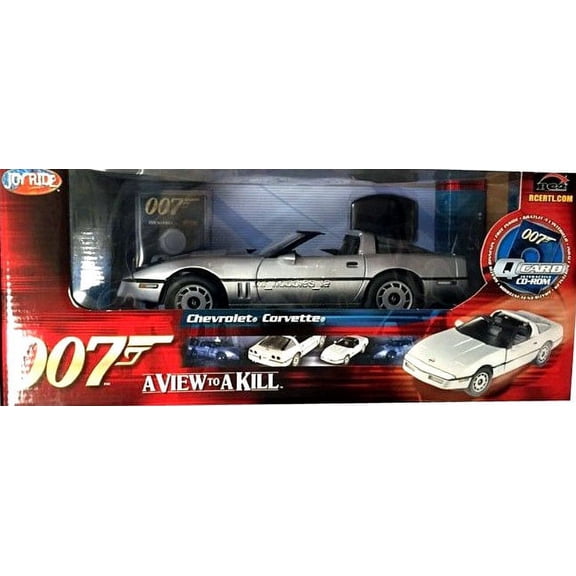 James Bond A View to a Kill Chevrolet Corvette Diecast Car