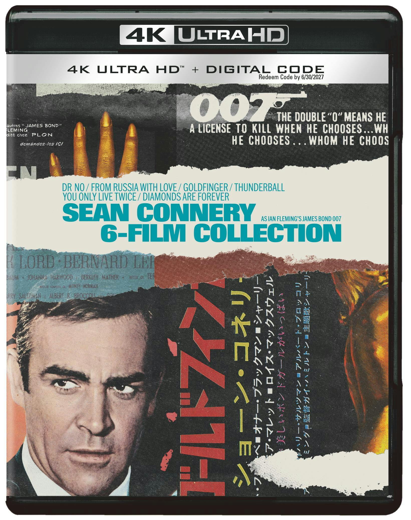 James Bond Sean Connery 6-Film Collection (4K Ultra HD) [UHD