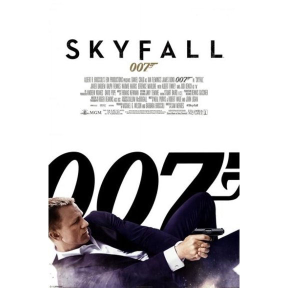James Bond - Skyfall 007 Poster - 22 x 34 inches
