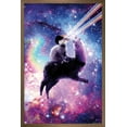 thumbnail image 1 of James Booker - Laser Space Cat Llama Wall Poster, 22.375" x 34" Framed, 1 of 6