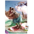 thumbnail image 1 of James Booker - Surfing T-Rex Wall Poster with Pushpins, 22.375" x 34", 1 of 3