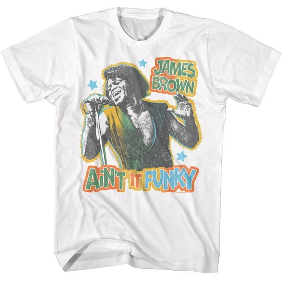 James Brown Funky White T-Shirt