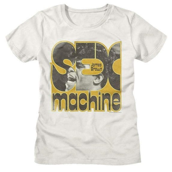 James Brown Sex Machine Vintage White Women's T-Shirt