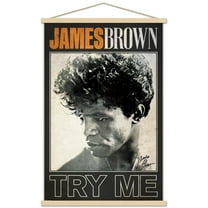 James Brown - Try Me Wall Poster with Magnetic Frame, 22.375" x 34"