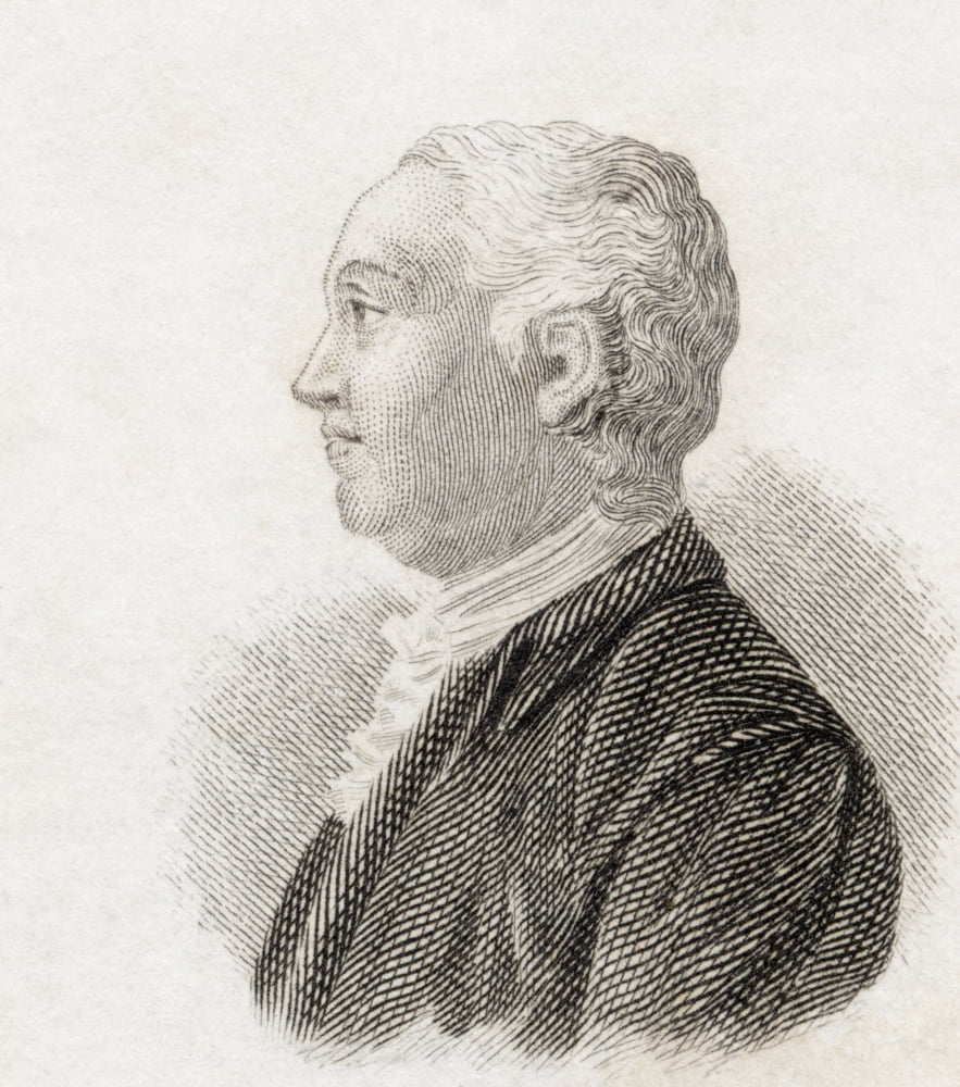 James Bruce 1730 To 1794 Scottish Traveller And Travel Writer From Crabbs Historical Dictionary Published 1825 Canvas Art - Ken Welsh Design Pics (26 x 30)