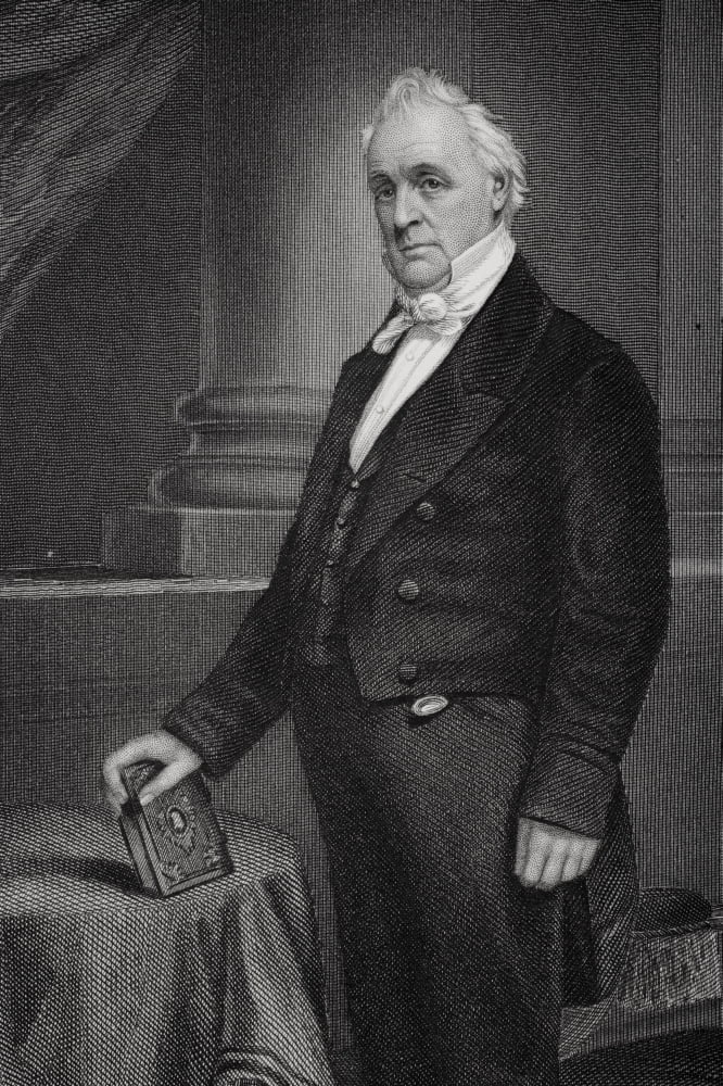 James Buchanan 1791 To 1868 15Th President Of The United States 1857 To 1861 From Painting By Alonzo Chappel Canvas Art - Ken Welsh Design Pics (22 x 34)