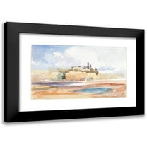 James Bulwer 14x10 Black Modern Framed Museum Art Print Titled - Carrigogunniel (1830)