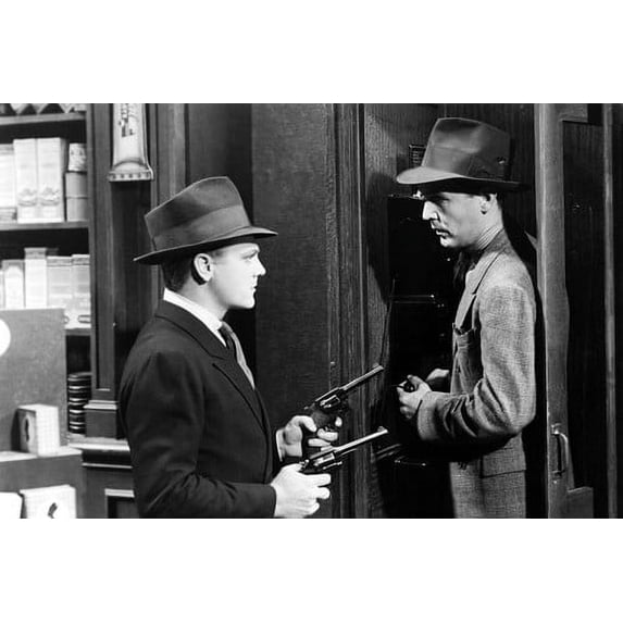 James Cagney 24x36 Poster holding two guns