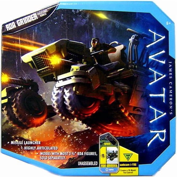 James Cameron's Avatar Combat Vehicle RDA Grinder Action Figure Set