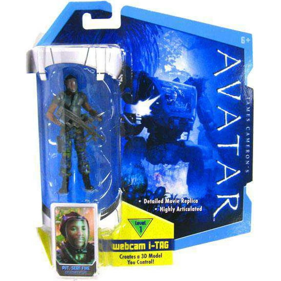 James Cameron's Avatar Private Sean Fike Action Figure (Face Mask)