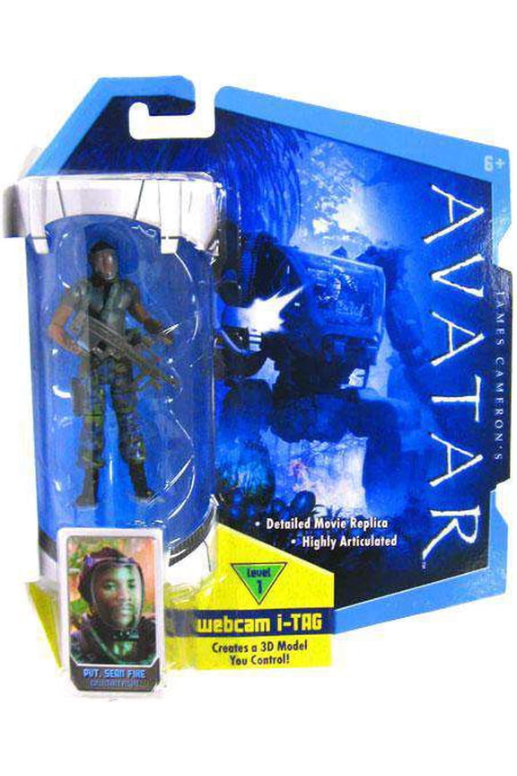 James Cameron's Avatar Private Sean Fike Action Figure (Face Mask)