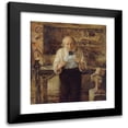 thumbnail image 1 of James Campbell 15x16 Black Modern Framed Museum Art Print Titled - News from My Lad, 1 of 5