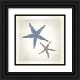 thumbnail image 1 of James, Christopher 12x12 Black Ornate Wood Framed with Double Matting Museum Art Print Titled - Sea Life, Starfish, 1 of 4