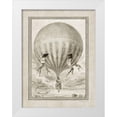 thumbnail image 1 of James, Christopher 12x14 White Modern Wood Framed Museum Art Print Titled - Balloon Over The Countryside, 1 of 4