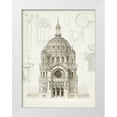 thumbnail image 1 of James, Christopher 12x14 White Modern Wood Framed Museum Art Print Titled - Rose Window Gothic, 1 of 4