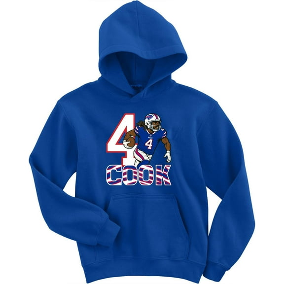 James Cook 4 Buffalo TD Hooded Sweatshirt Hoodie