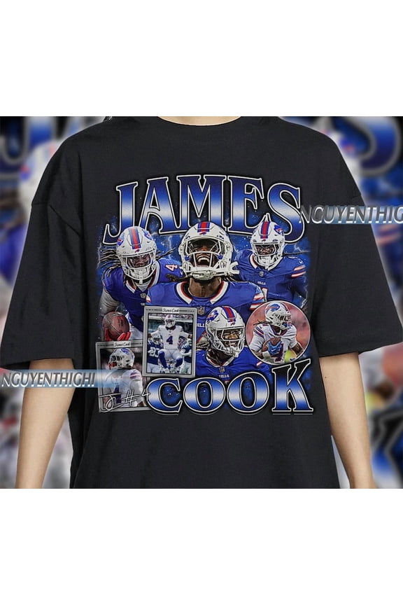 James Cook Vintage 90s Graphic Style T-Shirt, James Cook Shirt, Vintage Oversized Sports T-Shirt, Unisex Shirt,Black Color,Size M