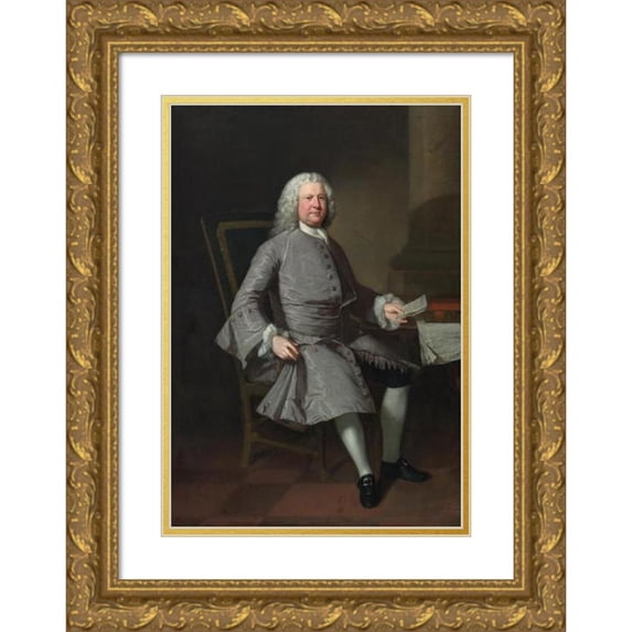 James Cranke 18x24 Gold Ornate Framed and Double Matted Museum Art Print Titled - Thomas Osborne
