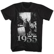 James Dean 1955 Black Adult T-Shirt