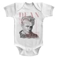 thumbnail image 1 of James Dean Faded Dean White Baby Romper, 1 of 2
