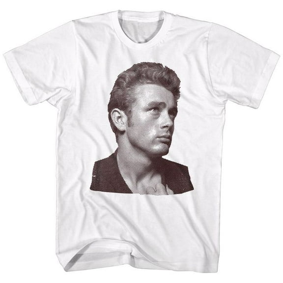 James Dean Gold Rebel White Adult T-Shirt 5Xl