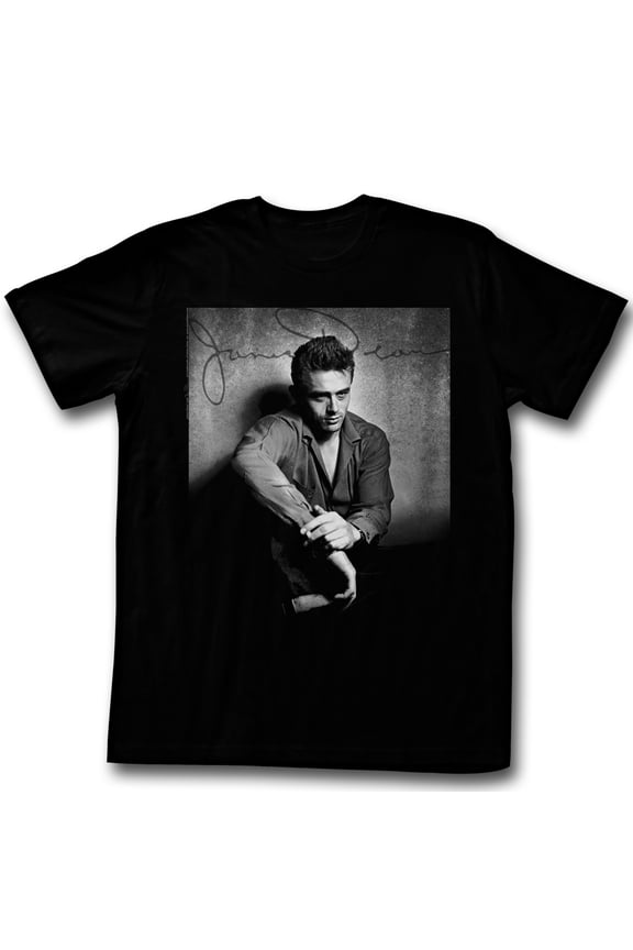 James Dean He's Dark N Stuff Black Adult T-Shirt