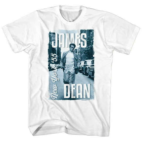 James Dean James Dean '55 White Adult T-Shirt