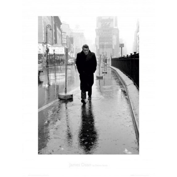 James Dean - Times Square Laminated Poster (24 x 32)