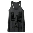thumbnail image 1 of James Dean Walk Walk Dark Gray Women's Racerback Tank Top, 1 of 2