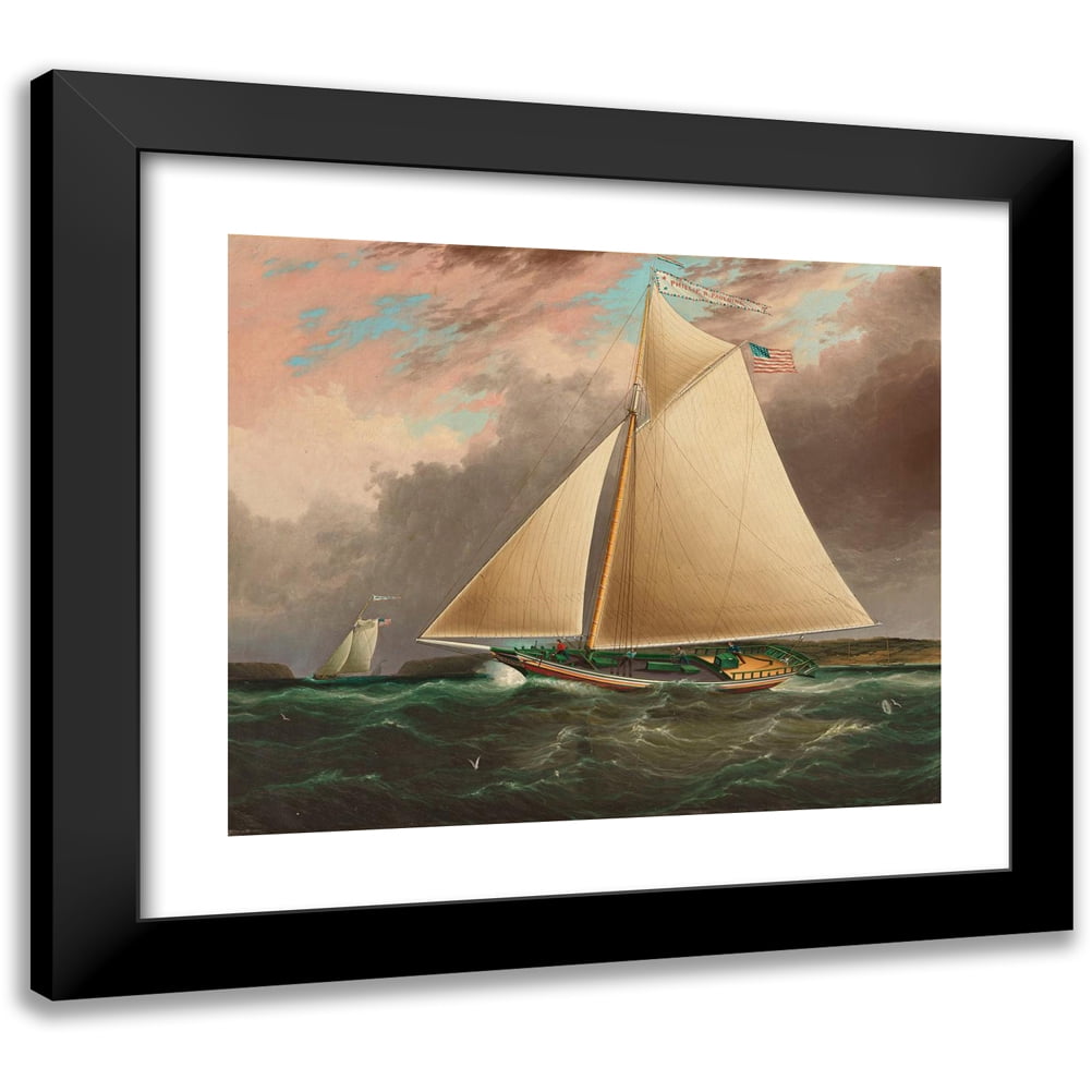 James Edward Buttersworth 17x15 Black Modern Framed Museum Art Print ...