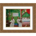 thumbnail image 1 of James Ensor 2x Matted 24x20 Gold Ornate Framed Art Print 'The Dangerous Cooks', 1 of 2