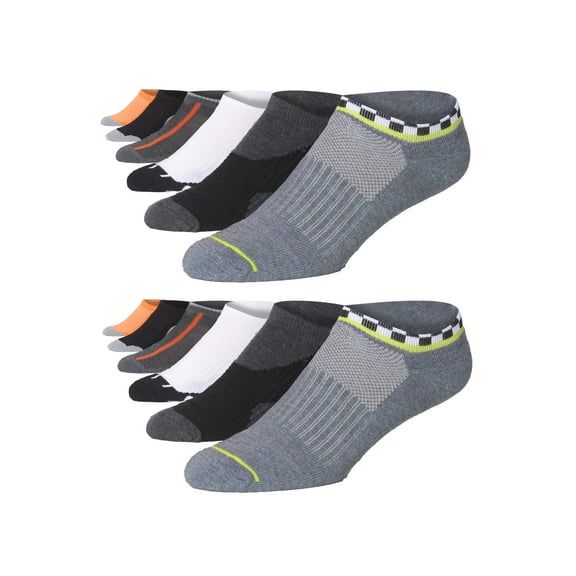 James Fiallo Men's 12-Pairs Performance Low Cut Athletic Sport Socks 2911-122911-12