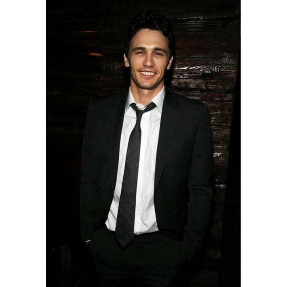 James Franco Poster Black Jacket Poster Metal Sign 8In x 12In Metal Print 8x12 Square Adults Metal Wall Art
