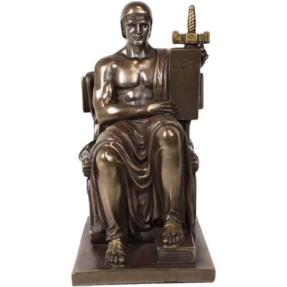 James Fraser Authority of Law Figurine Statue US Supreme Court DC Faux Bronze