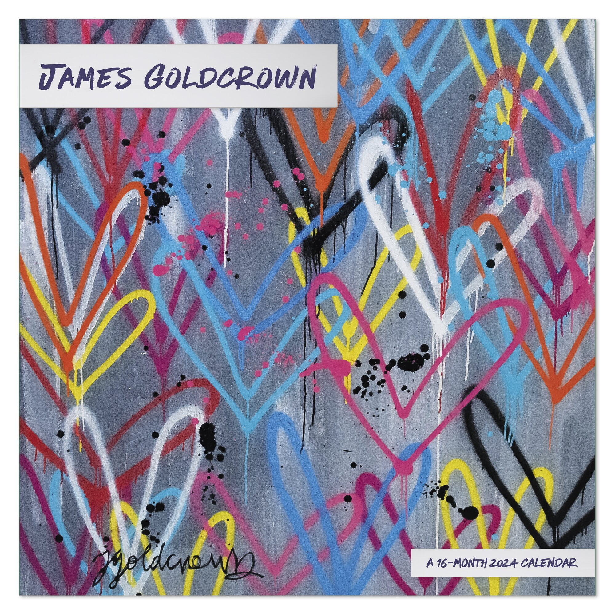 James Goldcrown 2024 Monthly Wall Calendar 12 x 12 Wall Calendars