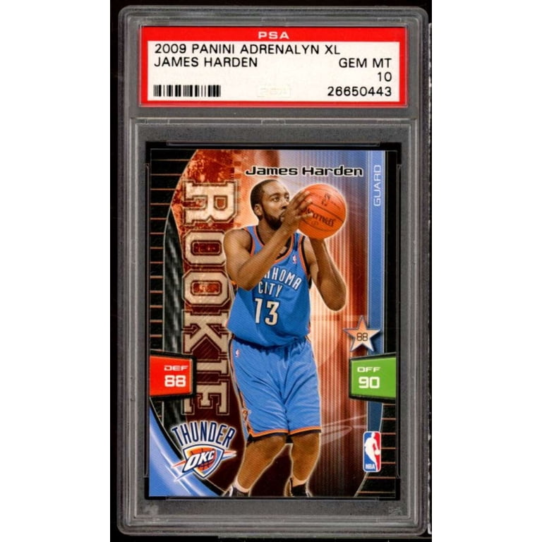 James Harden Rookie Card 2009-10 Panini Adrenalyn XL #nno PSA 10 